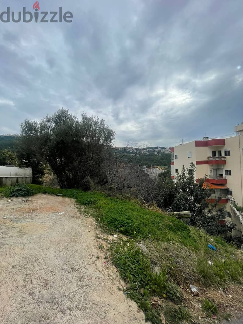 1000 SQM Land in Qannabet Broumana, Metn Overlooking the Mountains 2