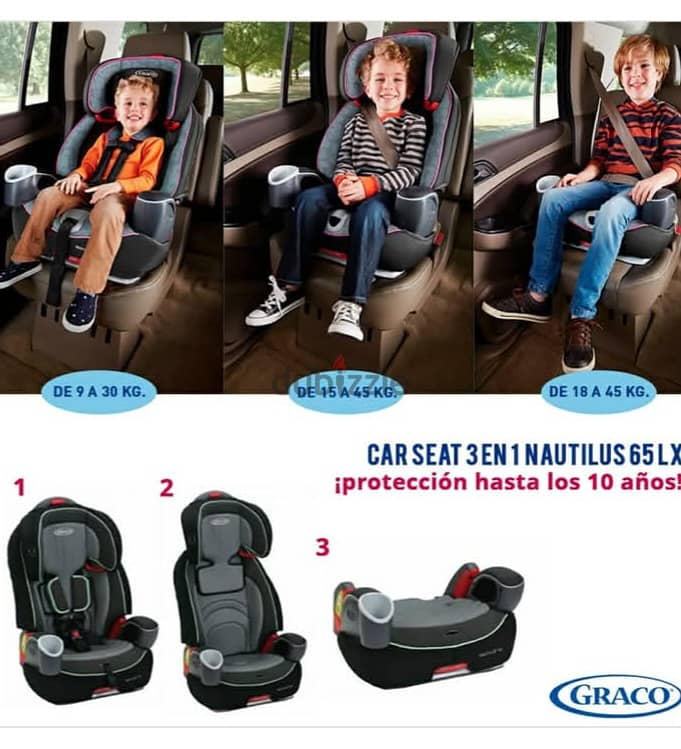 Graco carseat and booster 3 in 1 exellent condition free delivery 0