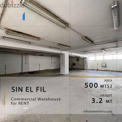 Warehouse for rent in MKALLES - 500 MT2 - 3.2 M Height