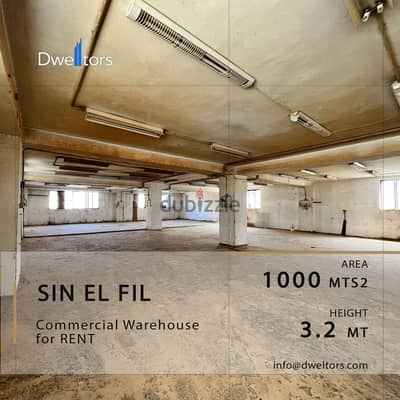 Warehouse for rent in MKALLES - 1000 MT2 - 3.2 M Height