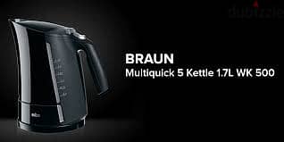 Braun Water kettle WK 300 Black كاتل براون براون غلاية مياة كهربائية