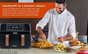 Kenwood Air Fryer 8L kHealthy Fry HFP70.000BK مقلاة كينوود الهوائية 7