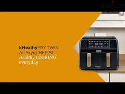 Kenwood Air Fryer 8L kHealthy Fry HFP70.000BK مقلاة كينوود الهوائية 8