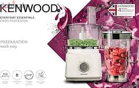 Kenwood Food Processor Multi-Function 750W FDP03. C0WH محضرة طعام كينود