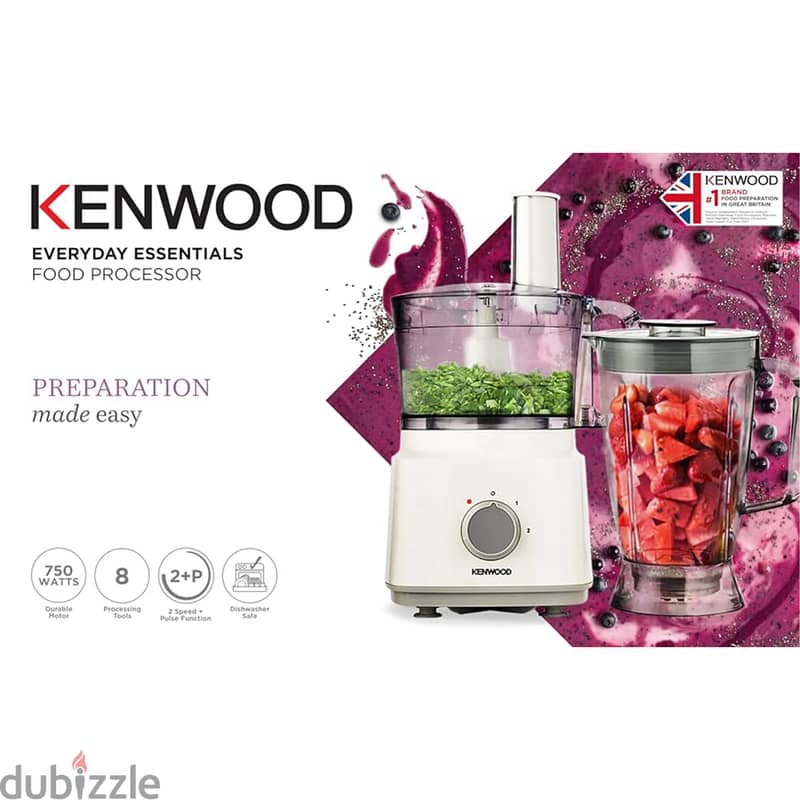 Kenwood Food Processor Multi-Function 750W FDP03. C0WH محضرة طعام كينود 7