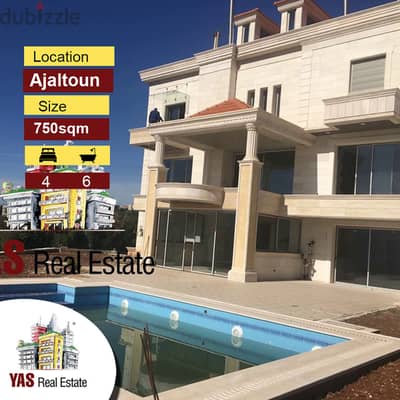 Ajaltoun 750m2 Villa | Ultra Prime Location | Open View | High-End |