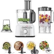 Braun Food Processor 750W FP0132 8in1 محضرة طعام مع عصير براون