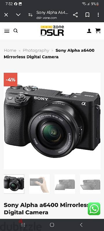 Sony a6400 0