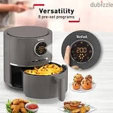 TEFAL ULTRAFRY DIGITAL 4.1L AIRFRYER EY111B28 قلاية تيفال كهربائية 1