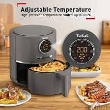 TEFAL ULTRAFRY DIGITAL 4.1L AIRFRYER EY111B28 قلاية تيفال كهربائية 2