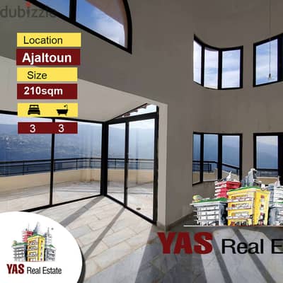 Ajaltoun 210m2 | Well-Maintained | Impressive View | Unique |