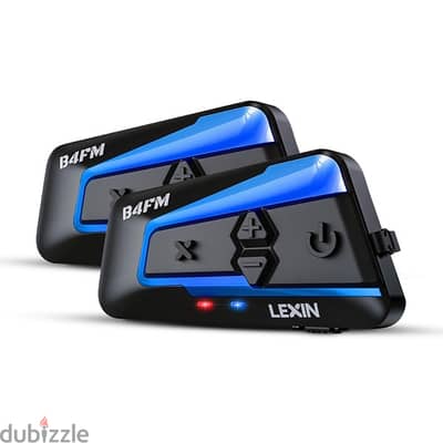 LEXIN B4FM Motorcycle Bluetooth Headset, 10 Riders Helmet Bluetooth