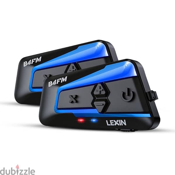 LEXIN B4FM Motorcycle Bluetooth Headset, 10 Riders Helmet Bluetooth 0