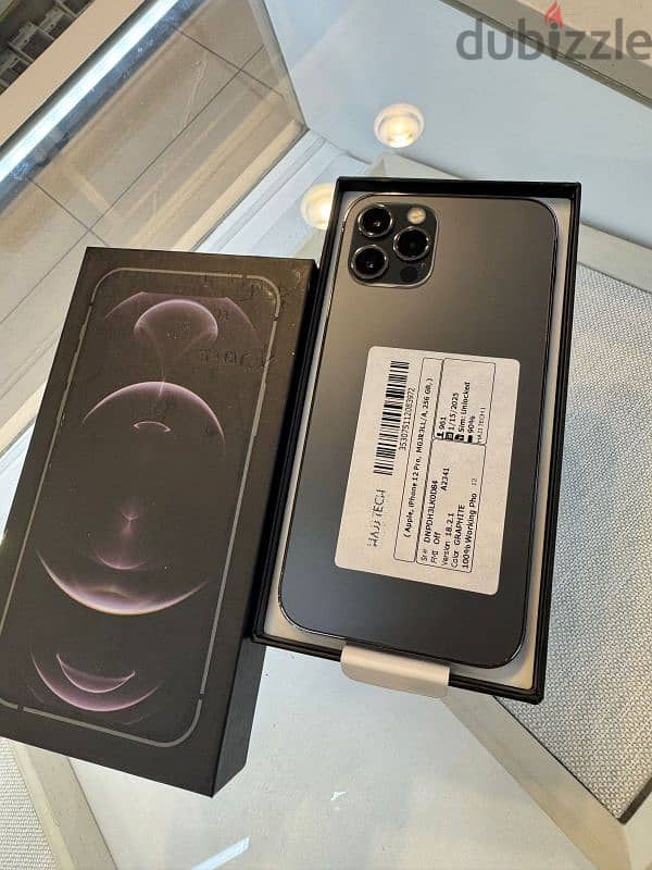 used open box iPhone 12 pro 256gb 0