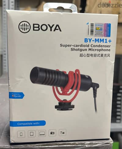 Boya Super-cardioid Condenser Shotgun Microphone BY-MM1+ amazing & be