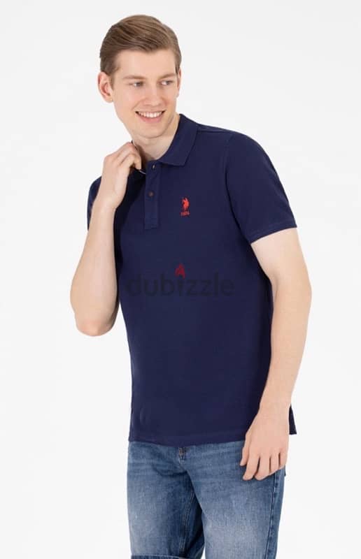 authentic US polo dark blue  size small fit medium 4