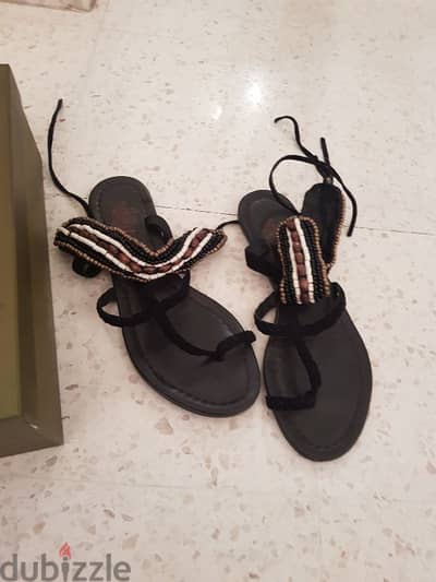 flipflop used black good condition size38