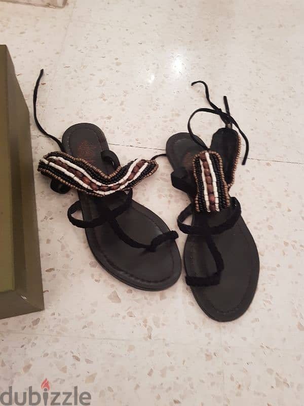 flipflop used black good condition size38 0