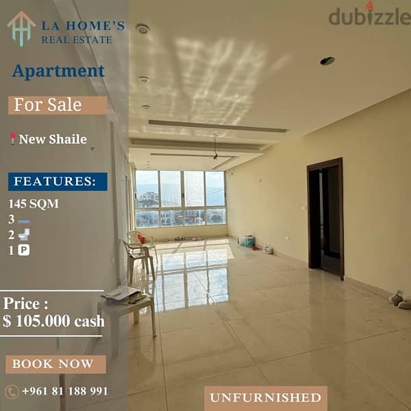 apartment for sale in New shaile شقة للبيع في نيو سهيل 0