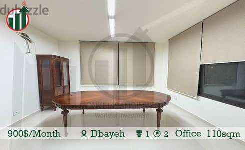 Office  for rent in Dbayeh !!