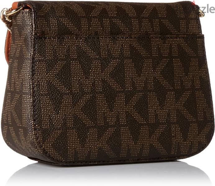 MK Michael Kors Fulton Small Brown Crossbody Handbag 1