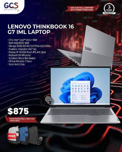 Lenovo ThinkBook 16 G7 IML Laptop