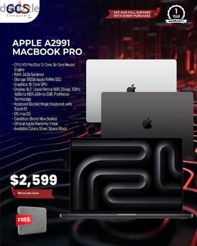 Apple A2991 MacBook Pro