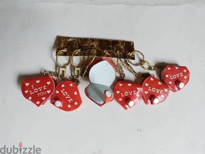 Keychain heart ( 1 dozen 8$ )