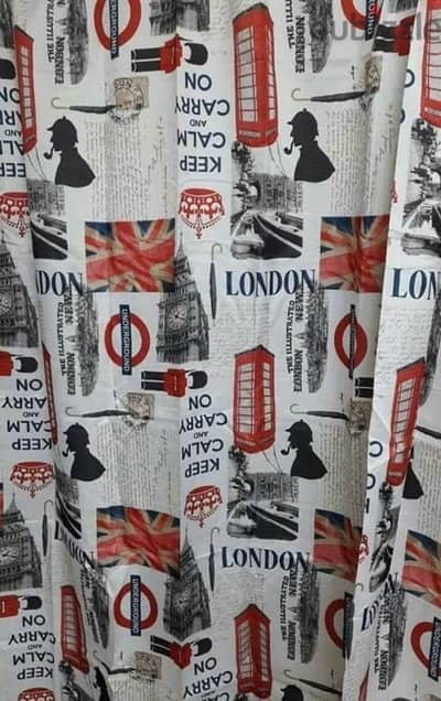 London theme curtains