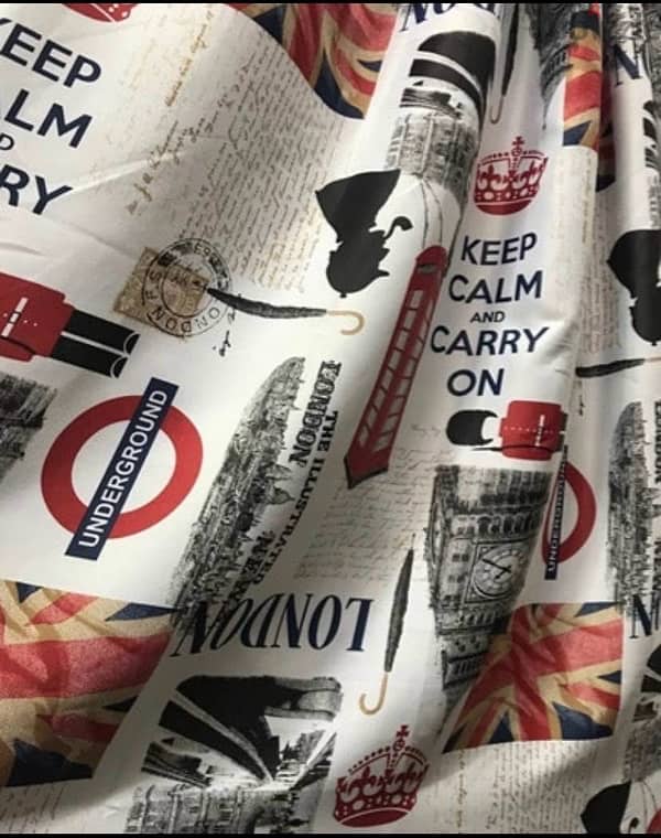 London theme curtains 2