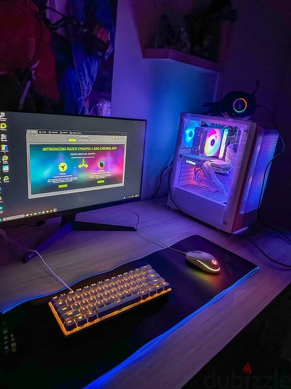 FULL GAMING PC SET UP WHITE EDITION 0