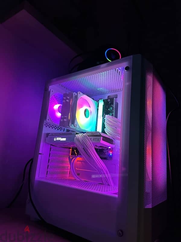 FULL GAMING PC SET UP WHITE EDITION 7