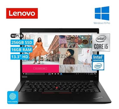 Lenovo ThinkPad X13 touch, core i5-10th, 16Gb Ram, 256GB SSD