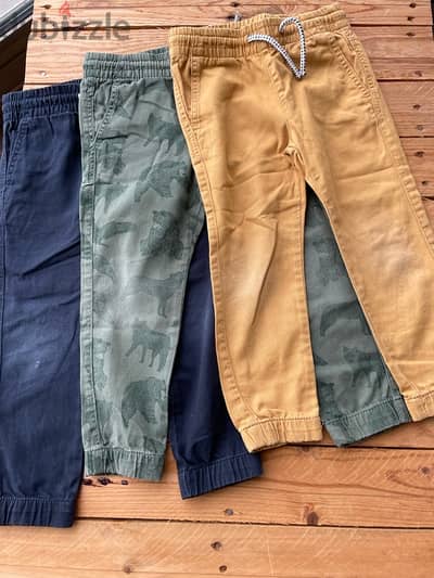 A set of 3 Boys H&M trousers