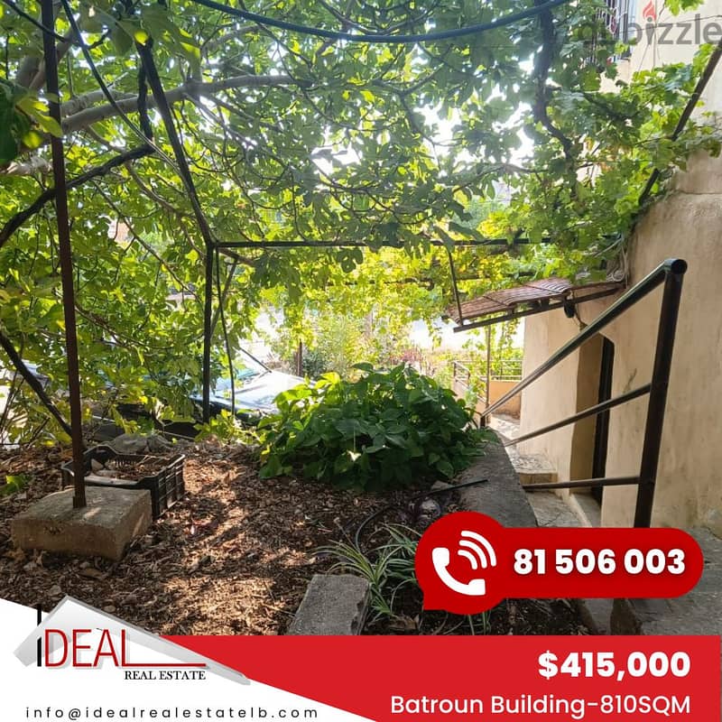 Building with Land for sale in Batroun 810 sqm ref#jcf3248 0