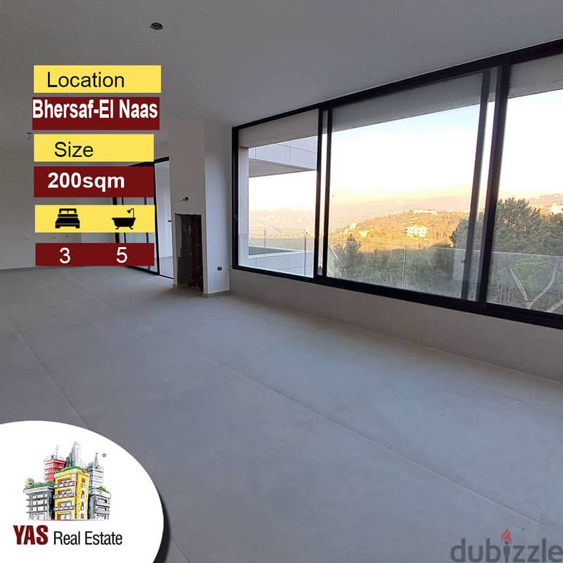 Bhersaf/El Naas 200m2 | New | Calm Area | Mountain View | AMK | 0