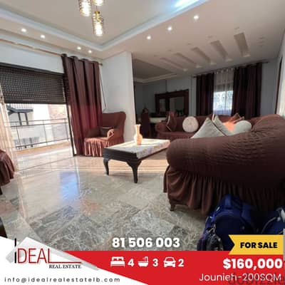 200 sqm Simplex for sale in jounieh REF#MA15134