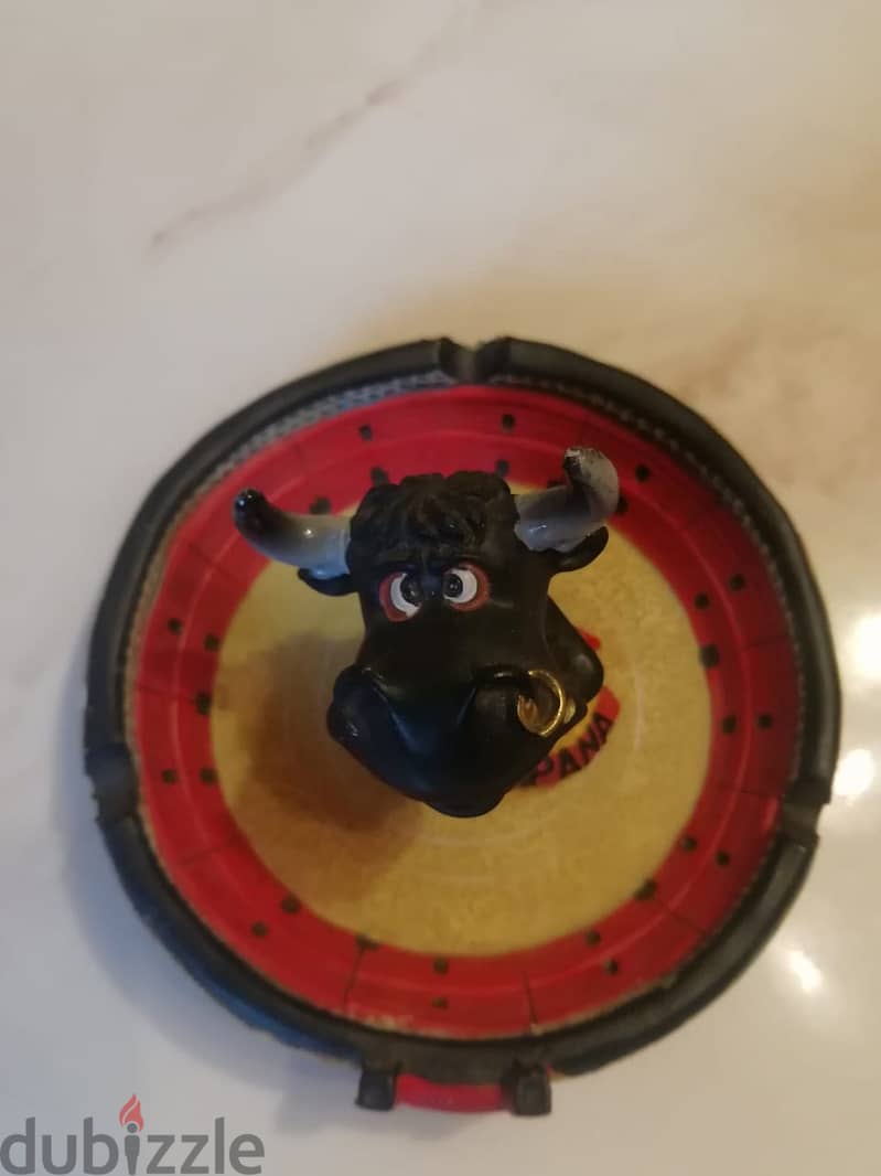 Souvenire from Spain Bull fighting Arena Ashtray 10.5 cm 1