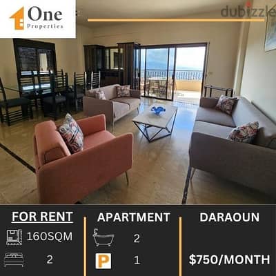 FURNISHED APARTMENT FOR RENT IN DARAOUN