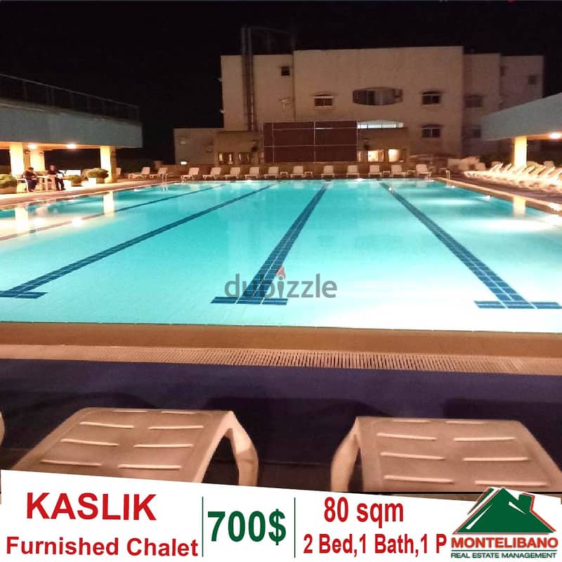 Fully Furnished 80 sqm Chalet for rent in Kaslik !!! 2