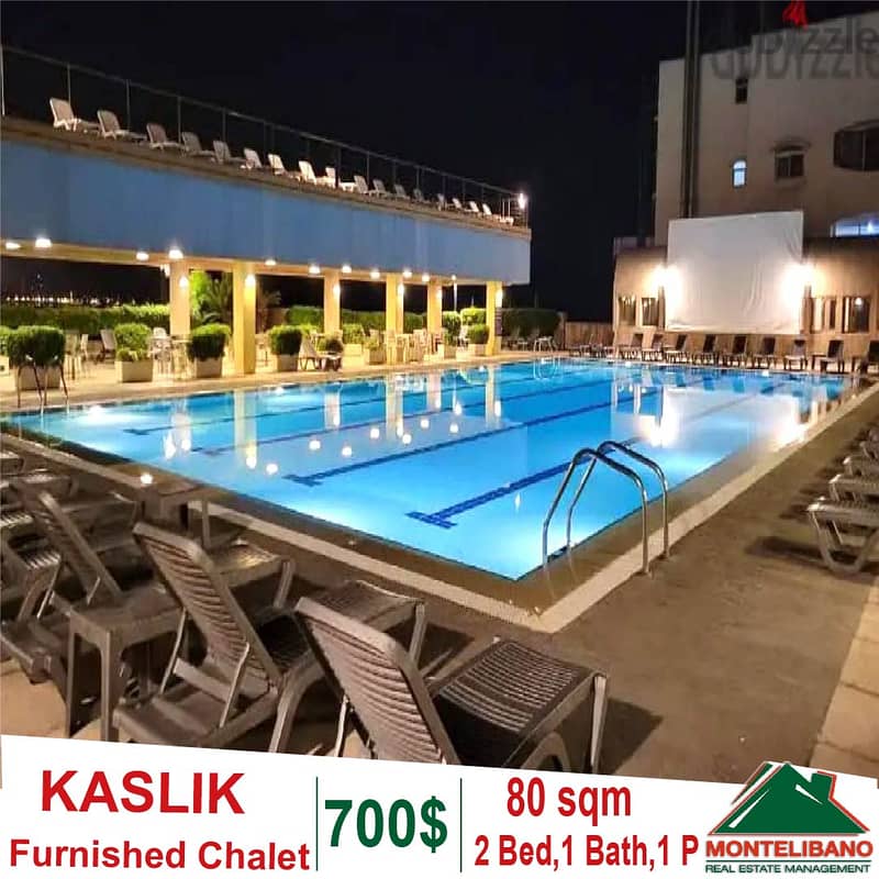 Fully Furnished 80 sqm Chalet for rent in Kaslik !!! 3