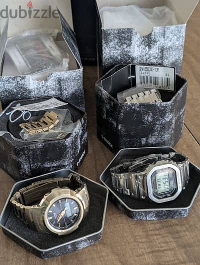 Casio g-shock AWM-500GD-9 & GMW-B5000D-1