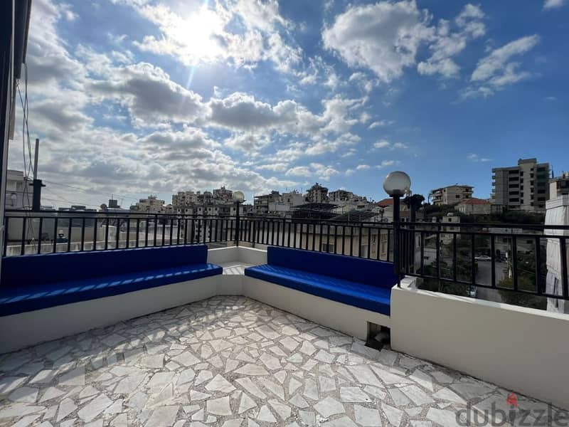 120 Sqm Apartment + 140 Sqm Covered Roof Ap For Sale In Zouk Mosbeh 0