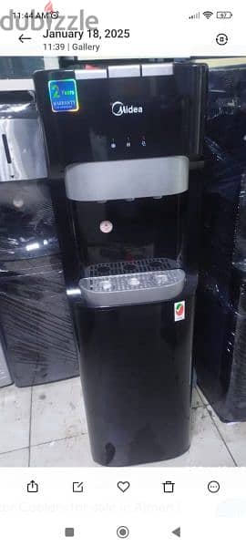 water cooler black new