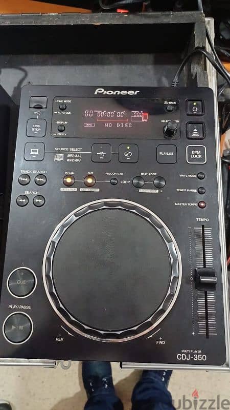 pioneer cdj 350 + mixer pioneer 400 + case 3