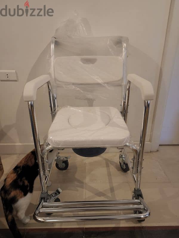 Brand new Wheelchair commode for elderly and disabled 1