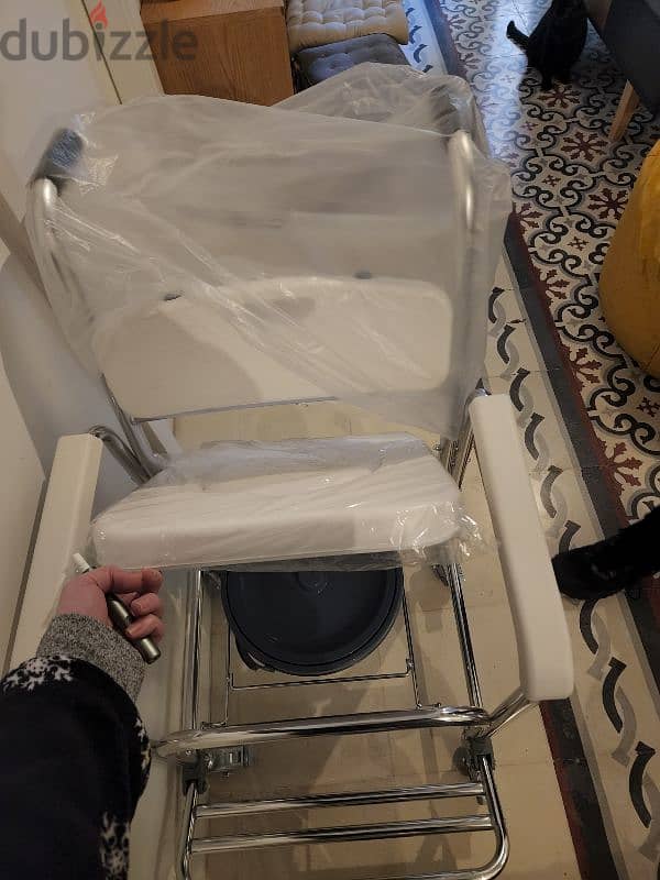 Brand new Wheelchair commode for elderly and disabled 2