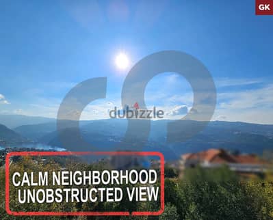 CALM NEIGHBORHOOD- UNOBSTRUCTED VIEW- Ajaltoun/عجلتون  REF#GK116938