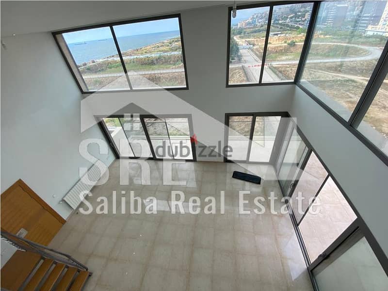 Waterfront City Dbayeh/ Duplex for Rent with Roof -ضبيه دوبلكس للإيجار 0