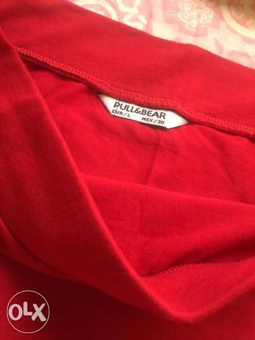 Nice red skirt (pull and Bear) Size Large 2